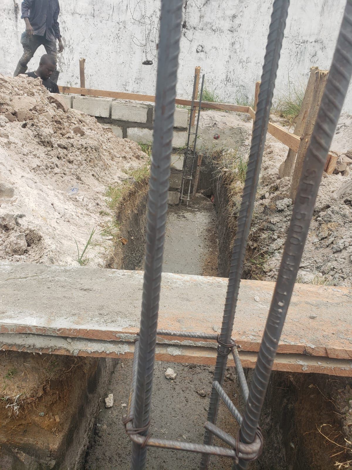 Perimeter Block Wall Construction — view 8