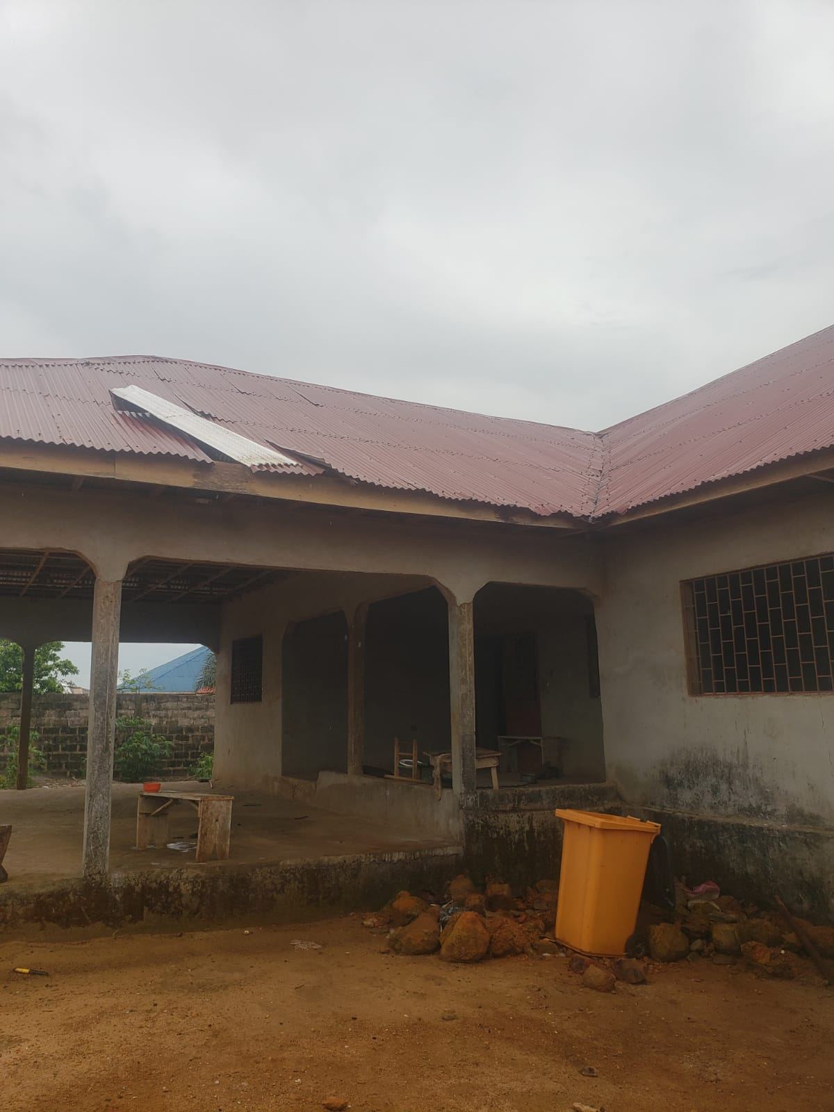 Roof Truss Installation — Boys Town, Margibi County — view 10