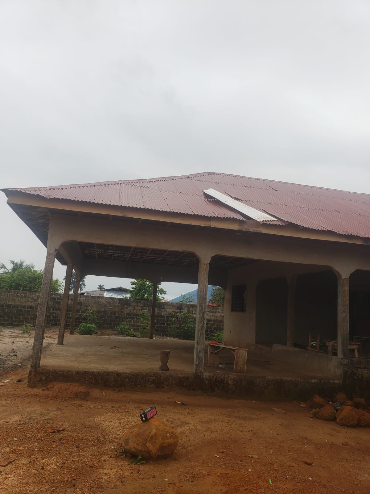 Roof Truss Installation — Boys Town, Margibi County — view 7